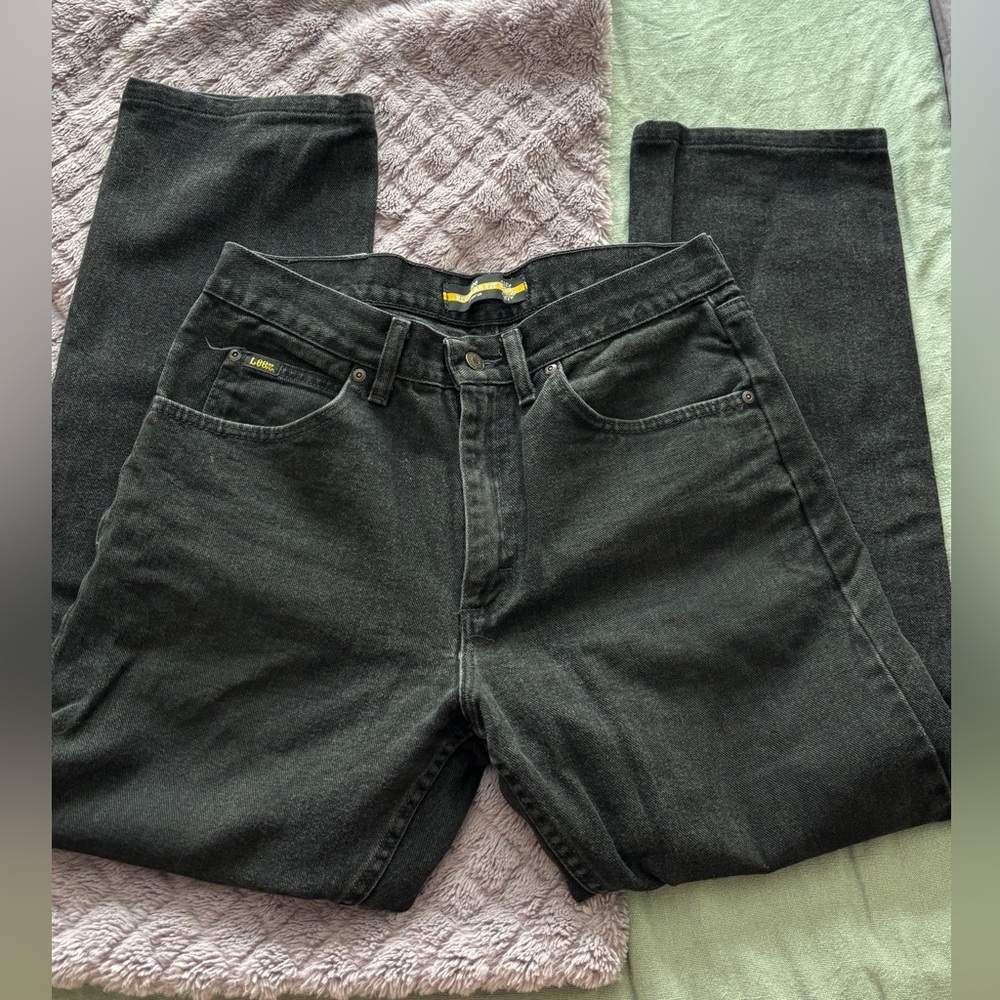 Lee Men's Dark Gray Relaxed Jeans